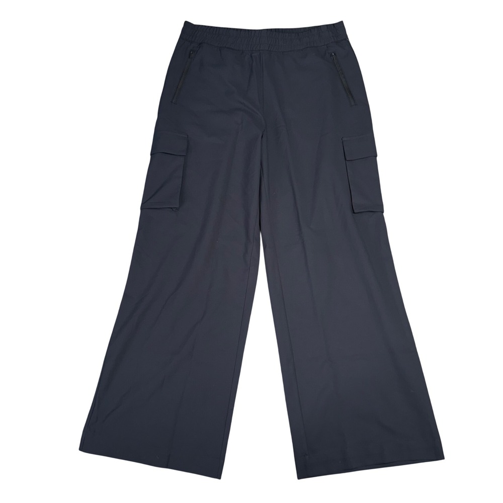 Beyond Yoga City Cargo Pants Women L Black NEW Wide Leg NW1241 Athleisure